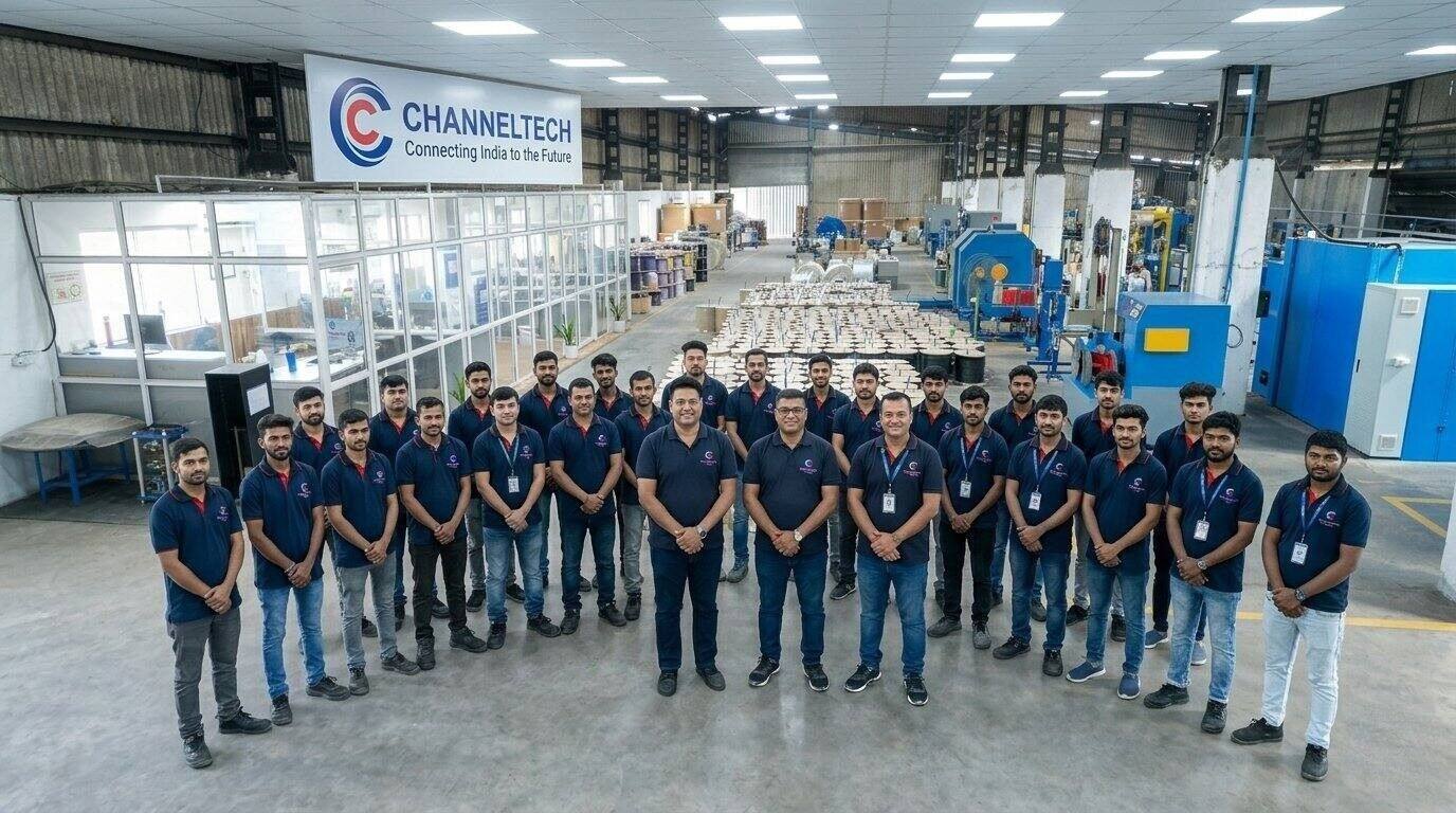 Channeltech Systems team at Vapi manufacturing facility